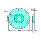 Dobtakaró lemez Deutz-Fahr VF16501229, 16501229