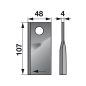 Kaszapenge készlet jobb Vicon 107 x 48 x 4 mm (25 db)