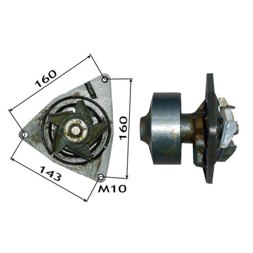 Vízszivattyú New Holland 87308650, J804927