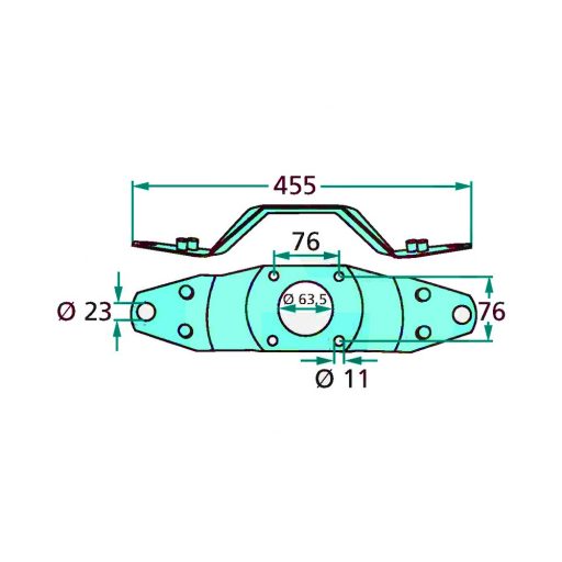 Kaszapenge tartó Fella 132294, 131148, 130881
