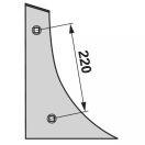 Kormánylemez előtét Rabe 5602227530402 (bal)