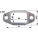 Szívó- és kipufogótorok tömítés Fendt F184230009071