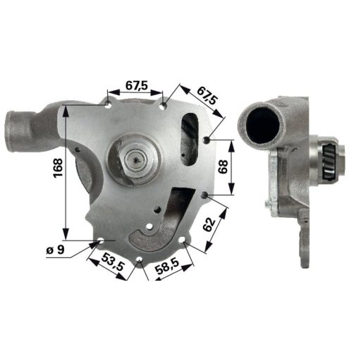 Vízszivattyú Landini U5MW0206, U5MW0194