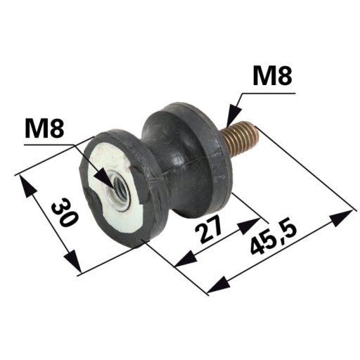 Rezgéscsillapító Steyr 133700530112, 131100190013, 192530024