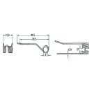 Rendterítő fog jobb Deutz-Fahr 52516502742 (405 mm x 100 mm)