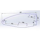 Kormánylemez Kuhn 56028612110 (jobb)