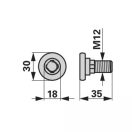 Kaszapenge csavar készlet Deutz-Fahr 525B1374593 (10 db)