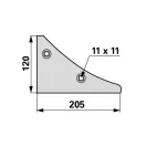 Ekenád csúcs készlet Lemken 560173401901 (bal)
