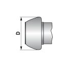 Perrot csatlakozó V-elem záródugóval 5"