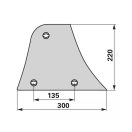Kormánylemez előtét készlet Niemeyer 56020024080 (jobb)