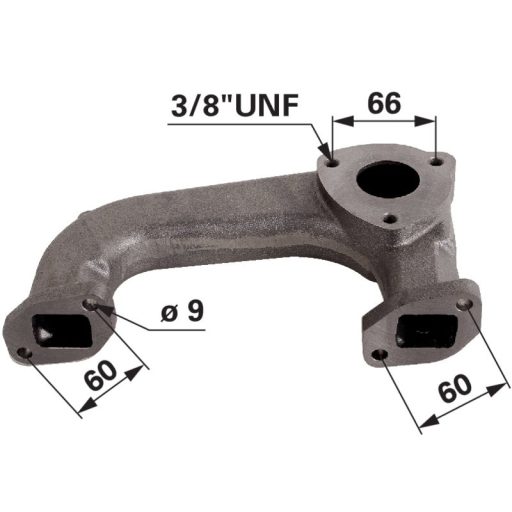 Kipufogótorok Landini 734874M1, 37781341