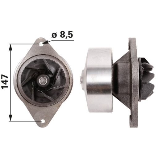 Vízszivattyú New Holland 5801848196, 504216828