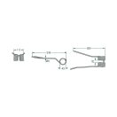 Rendterítő fog Kuhn 525PZ193 (335 mm x 111 mm)