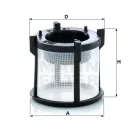 Üzemanyagszűrő MANN-FILTER PU51X - Claas
