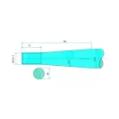 Homlokrakodó tüske Manitou 43008202801 - 820 mm