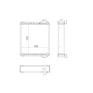 Hűtő Case IH 440158N, 135690A3