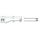Rendsodró fog Claas 0009195770 - 529 mm x 96 mm