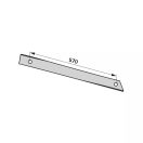 Kormánylemez sáv Pöttinger 56027041876A (jobb)