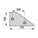 Ekenád csúcs Niemeyer 56020024013 (jobb és bal)