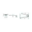 Rendterítő fog PZ 525PZ110 (375 mm x 113 mm)