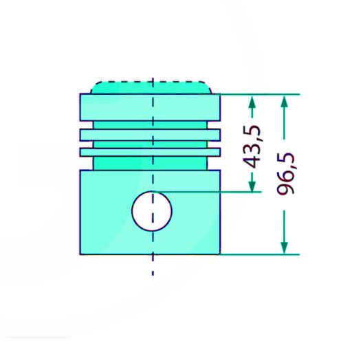Dugattyúkészlet New Holland 8094740