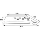 Orrbetétes ekevas készlet Gregoire-Besson 56037178126 (jobb)