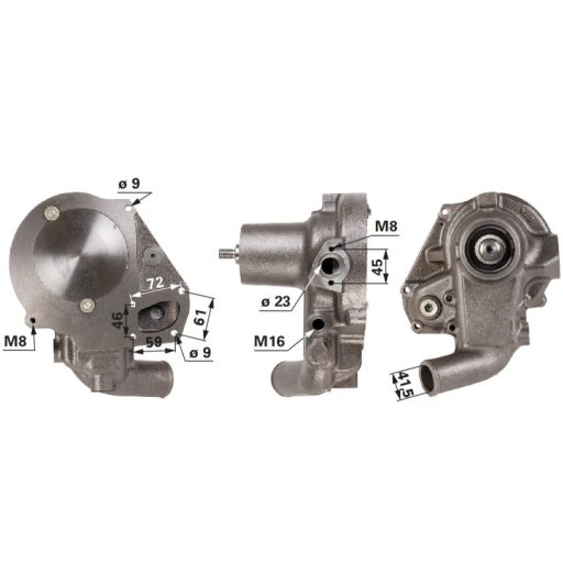 Vízszivattyú New Holland 162000060758