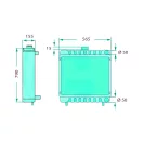 Hűtő Case IH 84485110, 87574206, 87737092