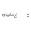 Rendterítő fog bal készlet Kuhn 525PZ339 (420 mm x 111 mm - 10 db)