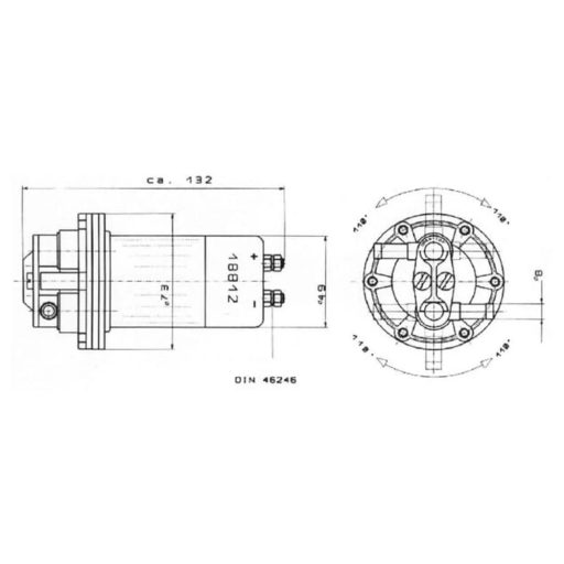 Elektromos üzemanyag szivattyú 24 V HARDI Automotive 13324 (60 LE-ig)