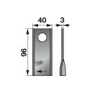 Kaszapenge készlet jobb Deutz-Fahr 96 x 40 x 3 mm (25 db)