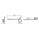 Rendfelszedő fog Claas 5259317041 (166 mm x 17 mm)