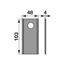 Kaszapenge készlet Saphir 103 x 48 x 4 mm (25 db)