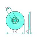 Csúszótányér Niemeyer 14472, 014472