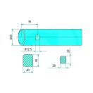 Homlokrakodó tüske Mailleux 43008200005 - 820 mm