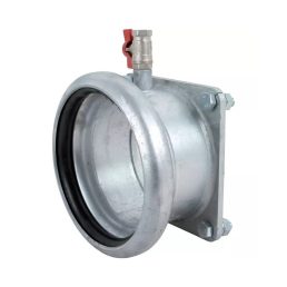   Bauer csatlakozó V-elem karimával 5" - 180 x 180 mm karimával