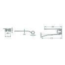 Rendterítő fog PZ 525PZ107 (375 mm x 113 mm)