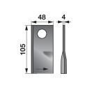 Kaszapenge készlet bal Claas 105 x 48 x 4 mm (25 db)