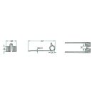 Rendfelszedő fog Strautmann 525436138 (157 mm x 65 mm)