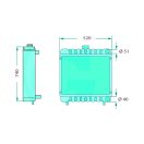 Hűtő Massey Ferguson 440058N, 3614476M91