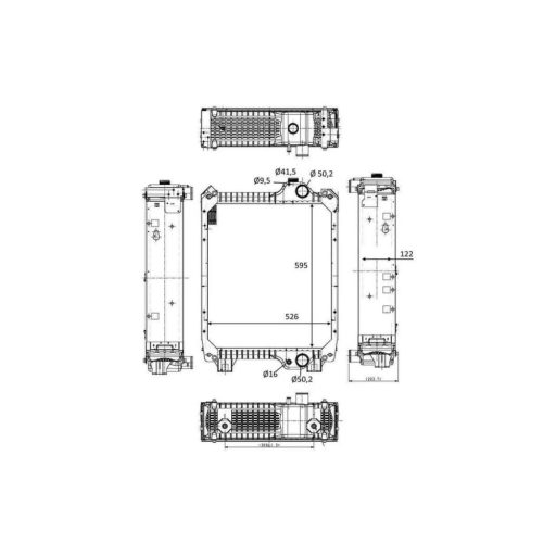 Hűtő New Holland 87737096, 87575998