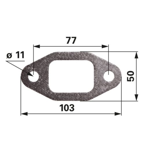 Kipufogócsonk-tömítés New Holland 504081248, 2852743, 2830445