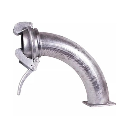 Bauer csatlakozó M-elem karimával 90° 6" - 180 x 180 mm karimával