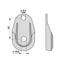 Kaszapenge tartó kopólemez Lely 4-1225-0449-0, 4122504490