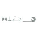 Rendfelszedő fog készlet Claas 5258214211 (190 mm x 74 mm - 10 db)