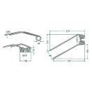 Rendterítő fog Deutz-Fahr 52506229776 (370 mm x 102 mm)