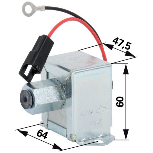 Elektromos üzemanyag szivattyú John Deere AH130127