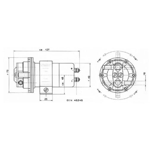 Elektromos üzemanyag szivattyú 24 V HARDI Automotive 18824 (100 LE-től)