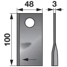 Kaszapenge készlet jobb Mörtl 100 x 48 x 3 mm (25 db)