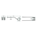 Rendterítő fog készlet PZ 52516502744 (375 mm x 108 mm - 10 db)